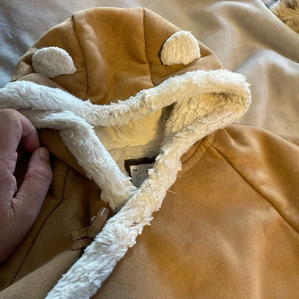 Baby Gap Bear Faux Suede and Sherpa‎ bunting
